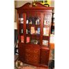 Image 1 : SOLID CHERRY WOOD CHINA CABINET