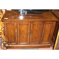 VINTAGE WOOD SIDEBOARD 44"X21"X31".