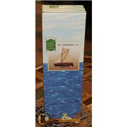 TURTLE CREEK BAY 16" SAILBOAT TCB13 MODEL.