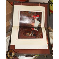 SALESMAN CASE WITH CALENDAR SAMPLES