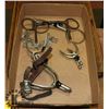 Image 1 : ESTATE LOT OF VINTAGE SPURS AND BITS FOR BRIDLES