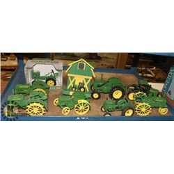 9 PC JOHN DEERE TRACTOR COLLECTION