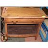 Image 1 : ANTIQUE WOOD WASHSTAND 33.5" X 17" X 28"