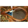 Image 1 : VINTAGE WOOD TEAR DROP MIRROR. FURNITURE