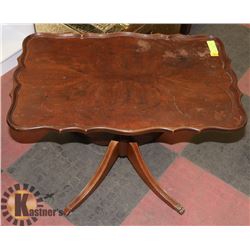 #221 FOLDING DUNCAN FIFE TABLE WITH STEEL CLAW