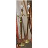 Image 1 : PAIR OF BRASS FLOOR LAMPS NO SHADES.
