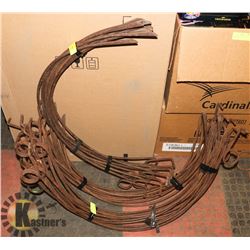 LOT OF ANTIQUE FARM RAKE TEETH.