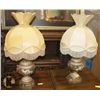 Image 1 : PAIR OF VINTAGE SCENIC TABLE LAMPS WITH SHADES.