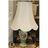 Image 1 : VINTAGE DECORATIVE TABLE LAMP WITH SHADE.