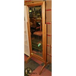 VINTAGE OAK CHEVELLE MIRROR. FURNITURE