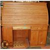 Image 1 : ESTATE VINTAGE OAK ROLL TOP DESK