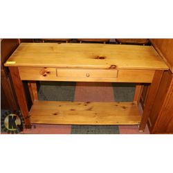 ESTATE PINE SOFA TABLE. FURNITURE