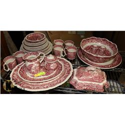 LARGE LOT OF MASONS VISTA ENGLAND DISHWARE