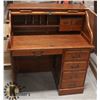 Image 1 : OAK ROLL TOP DESK. FURNITURE