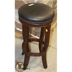 NAILHEAD SWIVEL BAR STOOL. FURNITURE