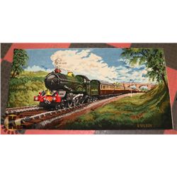 BONDAX AXMINSTER WALL HANGING OF TRAIN