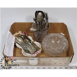 GERMAN COFFEE SPOON HOLDER, SPOONS, KNIVES,