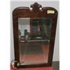 Image 1 : ESTATE TIGER OAK WALL HANGING MIRROR. FURNITURE
