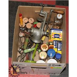 ESTATE LOT OF VINTAGE UTENSILS AND MORE