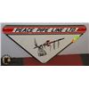 Image 1 : VINTAGE PEACE PIPE LINE LTD METAL SIGN