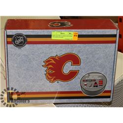 NEW CALGARY FLAMES LOOT BOX, CONTAINS A SCARF,