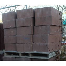 PALLET OF 8 HOLE SCORED TERRACOTTA CONCRETE