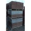 Image 3 : PALLET OF SOLID SCORED TERRACOTTA CONCRETE BLOCKS