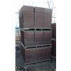 Image 3 : PALLET OF SOLID SCORED TERRACOTTA CONCRETE BLOCKS