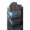 Image 3 : PALLET OF SOLID SCORED TERRACOTTA CONCRETE BLOCKS