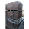 Image 3 : PALLET OF SOLID SCORED TERRACOTTA CONCRETE BLOCKS