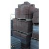 Image 2 : PALLET OF SOLID SCORED TERRACOTTA CONCRETE BLOCKS