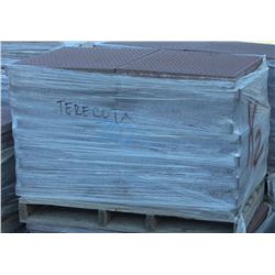 PALLET OF TERRACOTTA PAVING STONES W/ DIAMOND