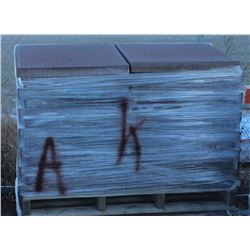 PALLET OF TERRACOTTA PAVING STONES W/ DIAMOND