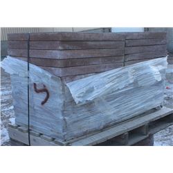 PALLET OF TERRACOTTA PAVING STONES W/ DIAMOND