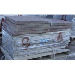 PALLET OF TERRACOTTA PAVING STONES W/ DIAMOND