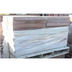 PALLET OF TERRACOTTA PAVING STONES W/ DIAMOND