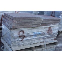 PALLET OF TERRACOTTA PAVING STONES W/ DIAMOND