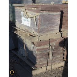 PALLET OF TERRACOTTA PAVING STONES W/ DIAMOND