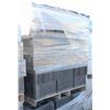 Image 1 : PALLET OF BLACK CONCRETE STRETCHER BLOCKS