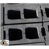 Image 2 : PALLET OF BLACK CONCRETE STRETCHER BLOCKS