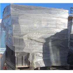 PALLET OF BLACK CONCRETE STRETCHER BLOCKS