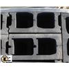 Image 2 : PALLET OF BLACK CONCRETE STRETCHER BLOCKS