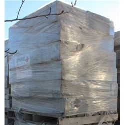 PALLET OF GREY KNOCKOUT BOND BEAM BLOCK