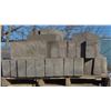 Image 1 : PALLET OF SPLIT FACE SOLID CONCRETE BLOCKS