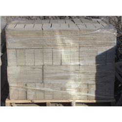 PALLET OF SANDSTONE SPLIT FACED SOLID CONCRETE