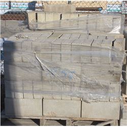 PALLET OF SANDSTONE SPLIT FACED SOLID CONCRETE