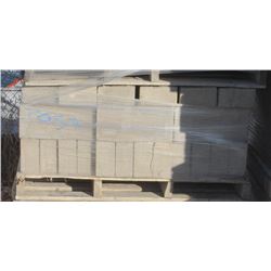 PALLET OF SANDSTONE SPLIT FACED SOLID CONCRETE