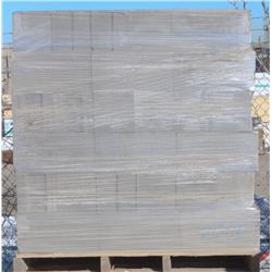 PALLET OF GREY UTILITY KNOCKOUT CONCRETE BLOCK