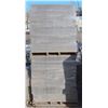 Image 3 : PALLET OF GREY UTILITY KNOCKOUT CONCRETE BLOCK
