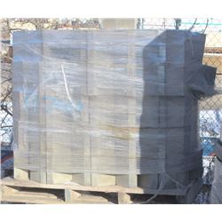 PALLET OF GREY ANGLED CONCRETE BLOCKS